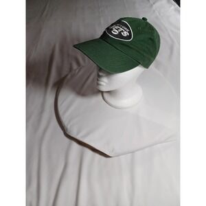 New York Jets Hat Cap Strap Back Mens Green NFL Football Curved Brim Dad